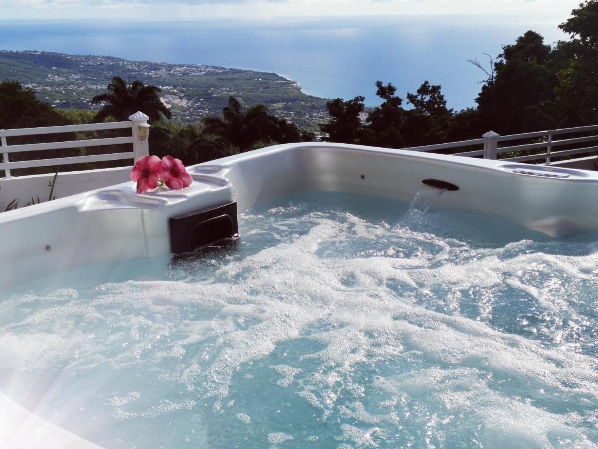 Belavue & Spa Prive, Avec Vue Panoramique Sur Mer, Jardin Creole Paysager, Jacuzzi Prive 波尔兰特 外观 照片