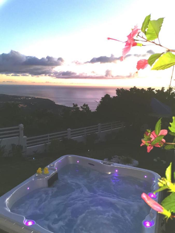 Belavue & Spa Prive, Avec Vue Panoramique Sur Mer, Jardin Creole Paysager, Jacuzzi Prive 波尔兰特 外观 照片