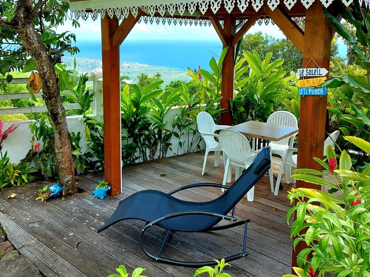 Belavue & Spa Prive, Avec Vue Panoramique Sur Mer, Jardin Creole Paysager, Jacuzzi Prive 波尔兰特 外观 照片
